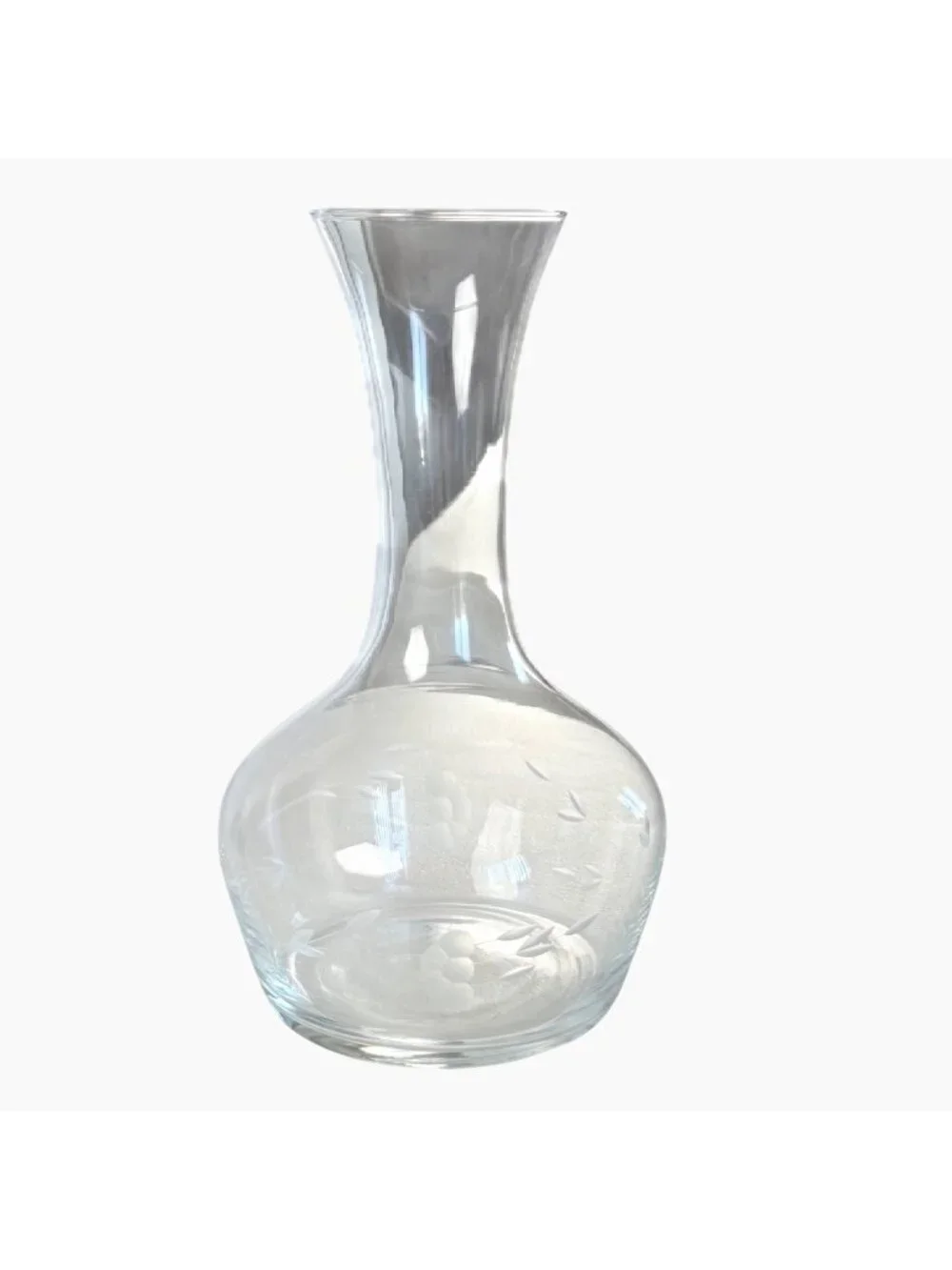 Vintage Princess House Heritage Crystal Wine Carafe Decanter 8.5